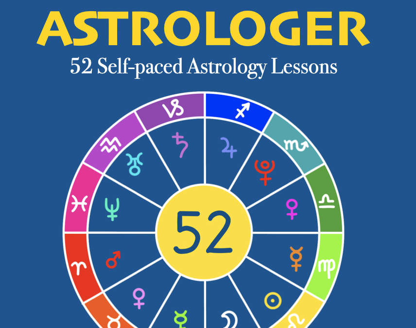 The Aspiring Astrologer – 52 Self-paced Astrology Lessons – Book