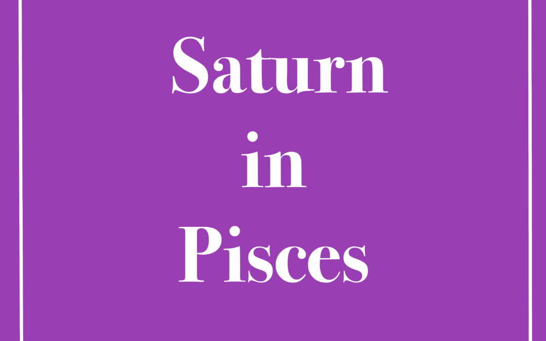 Saturn in Pisces