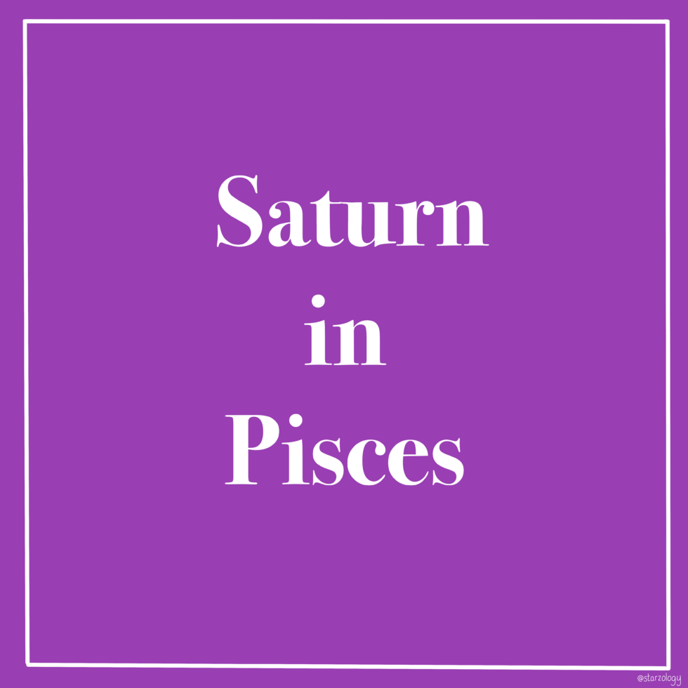 Saturn in Pisces Starzology Astrology with heart