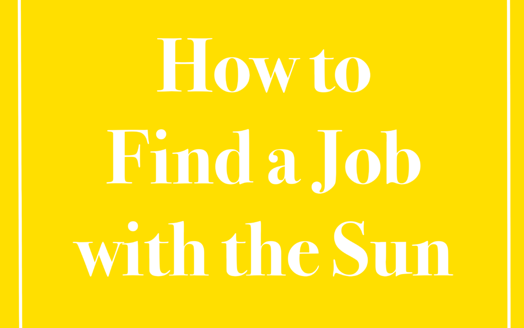 How to Find a Job with the Sun in Astrology