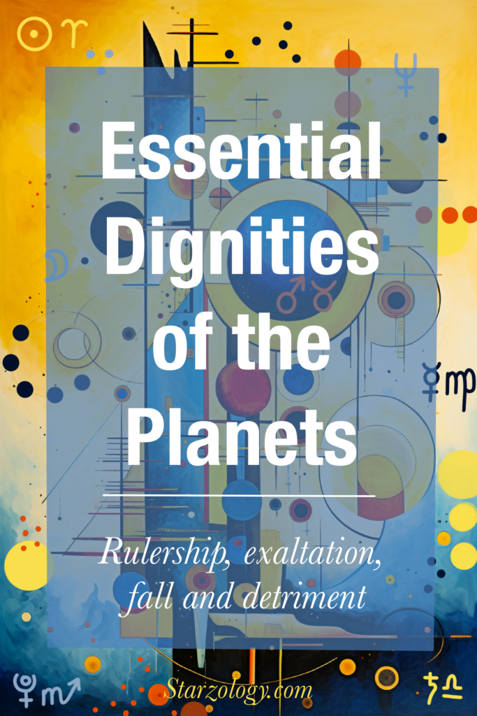 Essential Dignities Starzology